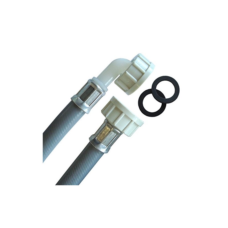 Washing Machine Inlet Hose, 3/4 Inch Nut x 3/4 Inch