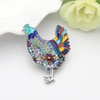 NEWEI - Broche de gallina de aleación esmaltada, joyería de