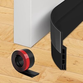 Guardapolvo para Puerta, 3M Cubre Polvo Puerta de 3 Capas, Burlete para Puerta con Bloqueo, Atrapa Polvo para Puerta con Bloqueo de Ruido/Viento/Insec