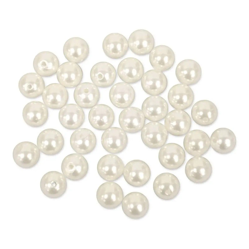Media Perla, Manualidades, Bisutería, Decoración,6mm, 500pz.