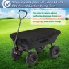 Collapsible Wagon Cover for Gorilla Carts Poly Garden Dump Cart,