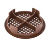 50 x Brown Plastic 70mm Round Soffit Air Vents/UPVC Push