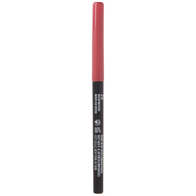 Covergirl Exhibitionist Lip Liner Uncarded, Rosewood 215, 0.012 Ounce