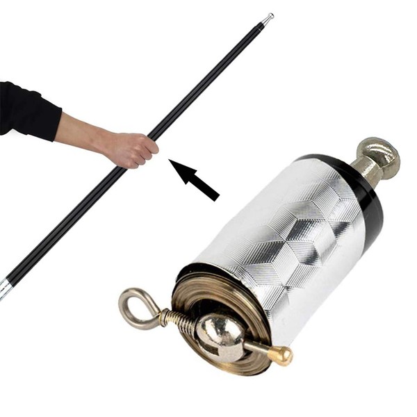 Magic Appearing Cane, Metal, Apiken Telescopic Rod, 43.3 inches (110 cm), Stage Magic Tool, Magic Stick