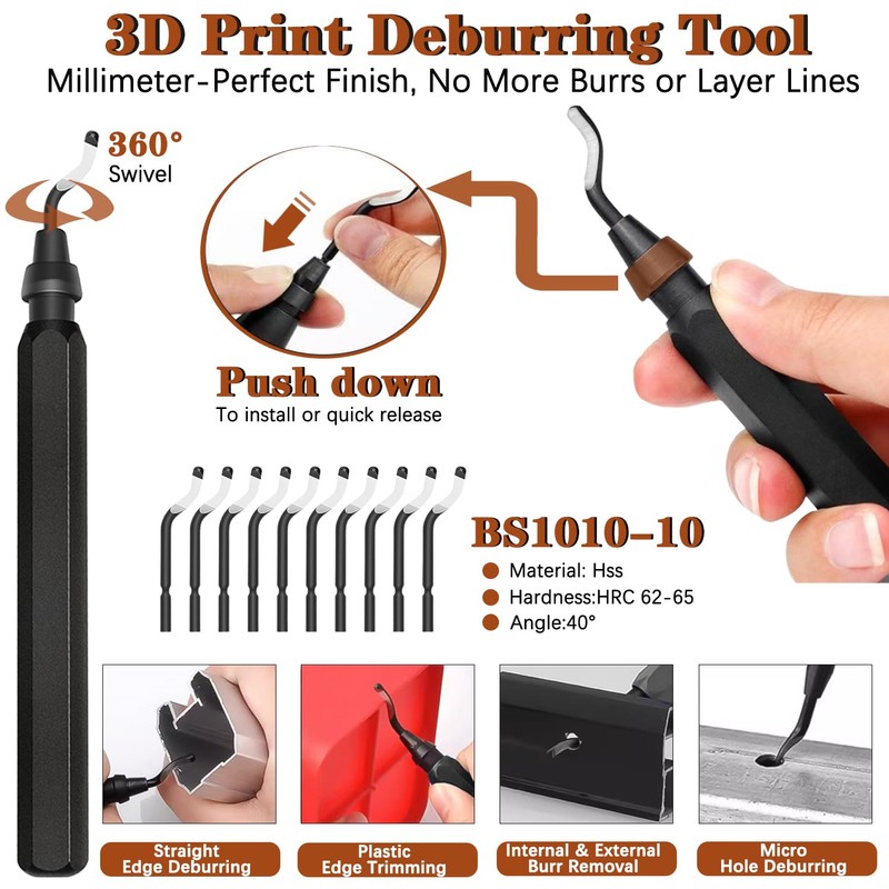 66Pcs 3D Printer Tools Kit with Storage Case, All-in-One Accessories