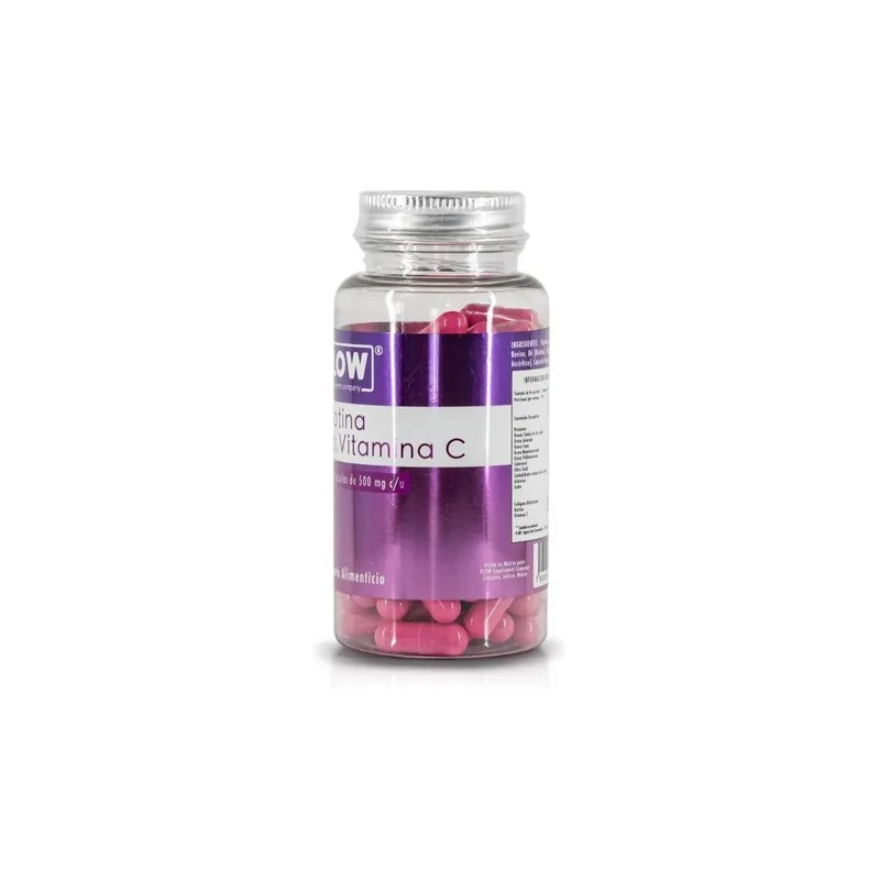 Biotina Colgeno Vitamina C 90 Cpsulas Flow 500mg Premium Sin