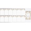 Inkdotpot Floral Perpetual Calendar, Important Dates to Remember- 6x9 Monthly