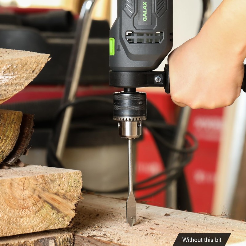 GALAX PRO 4.5Amp 0-3000RPM Corded Hammer Drill, 5pcs Bit, Hammer