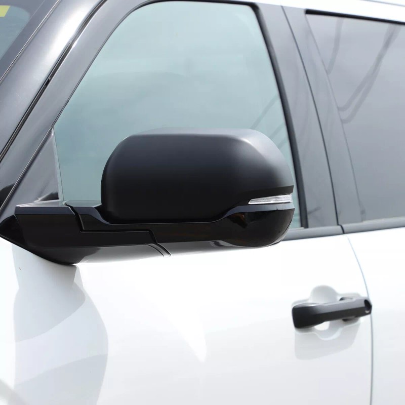 autotrim000 Matte Black Side Rearview Mirror Guard Cover Trim Set