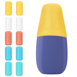 10Pack Silicone Covers Leak-Proof Travel Toiletry Essentials Leak Locks Elastic Sleeves Beach Vacation Cruise Ship Must Haves Airplane Travels Accessory for Shampoo Conditioner Wash Body Bottles