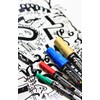 Pebeo 4 Artist Markers, Metal, Grey, 0.1 x 0.1 x