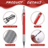 Geieold Welding Pencil with 12 Silver Grooves Metal Marker for