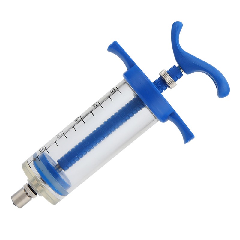 Veterinary Syringe Plastic Steel Syringe 50ml For Animal Agricultural Poultry