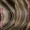 YoungSee #4/27/4 Real-Hair Extensions Clip-In Ombre Dark Brown Ombre Caramel