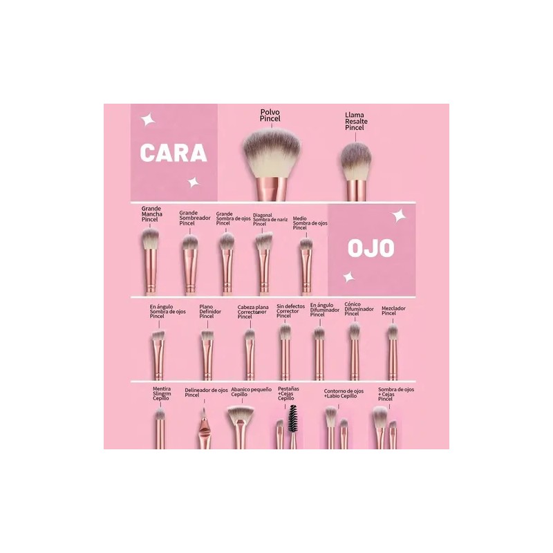 Brochas Maquillaje Profesional Y Herramientas Cosméticas 42