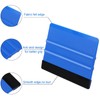 WRAPXPERT Blue Felt Squeegee Kit, 2 Pcs Vinyl Squeegee for