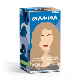 Oiamiga Natural Blonde Permanent Hair Dye, Inclusive Hair Colour for All Hair Types, Rapid Processing, Made with Natural Ingredients, Vegan and Cruelty Free 120ml