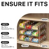 Simple Houseware Stackable Can Organizer Rack for Pantry/Cabinet – 11.5"