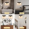 BrkNit 2 Light Modern Bathroom Light Fixtures Over Mirror, Black