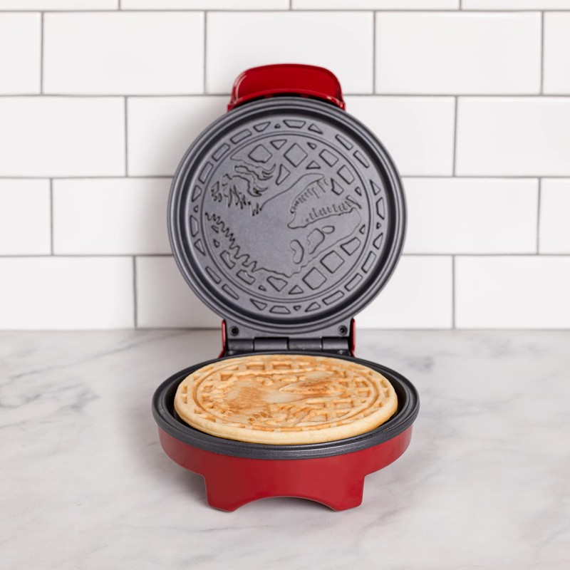 Uncanny Brands Jurassic Park Waffle Maker - T-Rex on Your