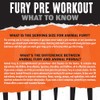 Animal Fury - Pre Workout Powder Supplement for Energy and