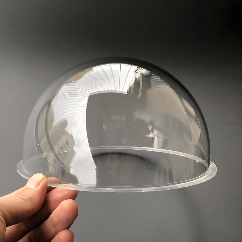 UQISOVI 6 Inch Acrylic Clear Plastic Security CCTV Camera Dome
