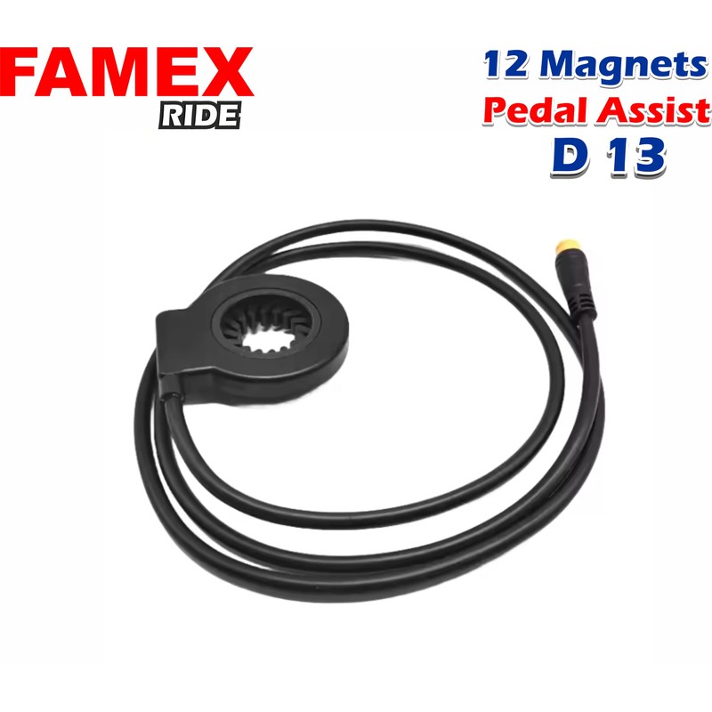 FAMEX RIDE E-Bike PAS Pedals Sensor Power Assist Integrated Waterproof