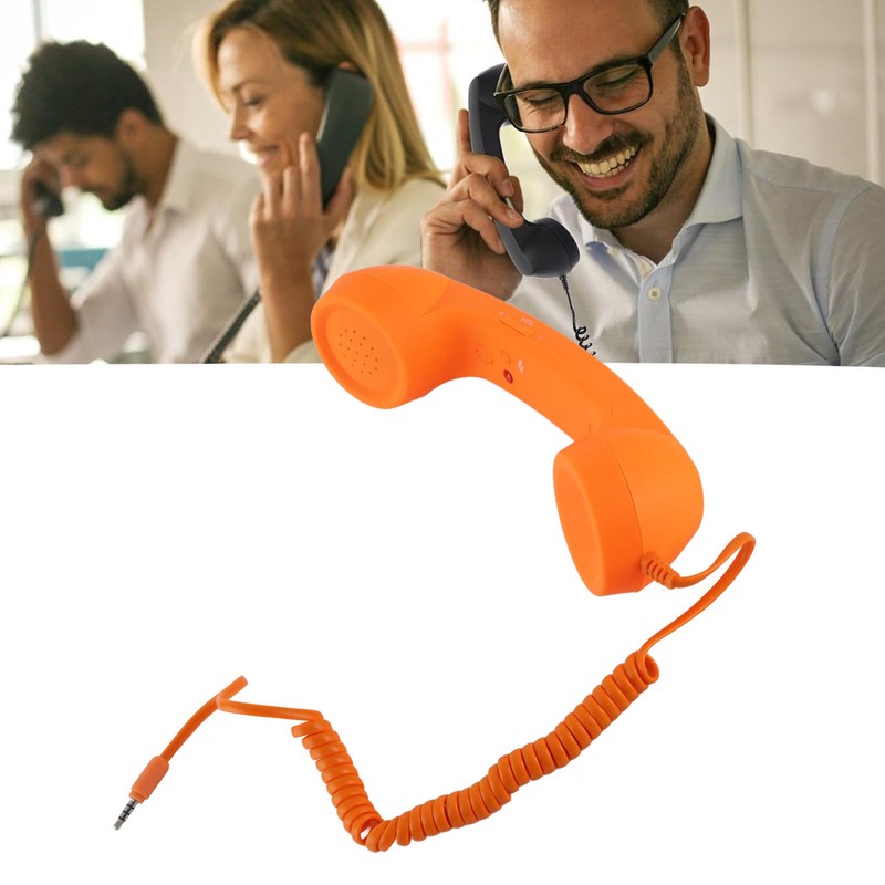 Cell Phone Handset USB C Radiation Proof Vintage Phone Handset