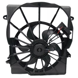 SunbeltRadiators New Radiator Condenser Fan Assembly For 2007-2011 Dodge Nitro 4.0L 3.7L