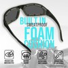Bikershades Motorcycle Riding Sunglasses Safety Grey Lens Black Pink Frame