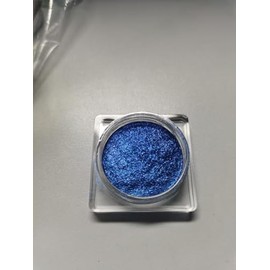 DE'LANCI Metallic Blue Cream Eyeshadow, Sparkling Ultra-Blendable Formula Dark Blue Cream Shimmer Eye Shadow, Moisturizing Professional Single Creme Blue Eyeshadow Makeup for Day & Night, 04#