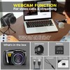 Digital Camera with Macro & Wide Angle Lens 48MP 4K