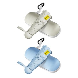 Lilac Parasol Folding Umbrella, Lightweight, For Both Rain or Shine, 7.6 - 7.7 oz (215 - 220 g), Sun Umbrella, UV Protection, 100 % Light Blocking, Full Light Blocking, UV Protection, 99.9% UV