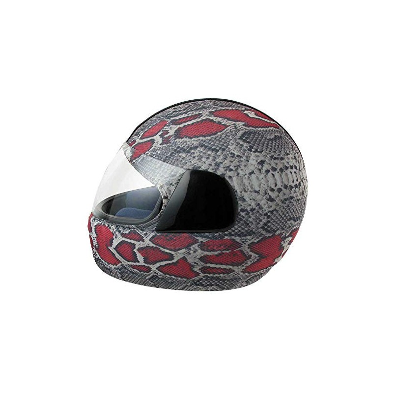 Helmet Dress Full Face Motorcycle Helmet Cover Python Snake