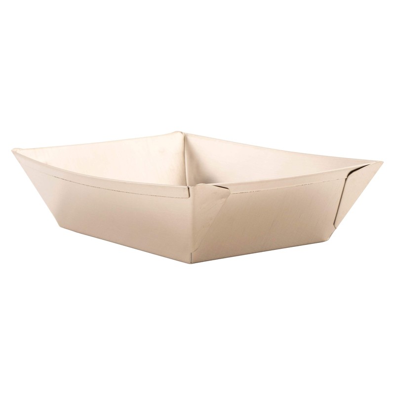 Stainless Steel French Fry Boat Tray, by GET 4-80868 (Qty,1)