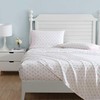 Laura Ashley - Twin Sheet Set, Breathable Percale Cotton Bedding,