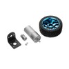 DollaTek 25GA370 DC 12V 130rpm Gear Reduction Motor with Mounting
