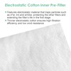HSIAMEN Pre-Filter Compatible with LEVOIT Vital 100S Air Purifier Filter