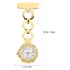 iplusmile Fob Watch with Rhinestones for Nurses Doctor Students Golden,