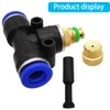CESFONJER Irrigation Spray Nozzles, 8Pcs Brass Misting Nozzle Connect 10mm