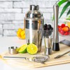 Rink Drink 5 Piece Manhattan Cocktail Shaker Set - with