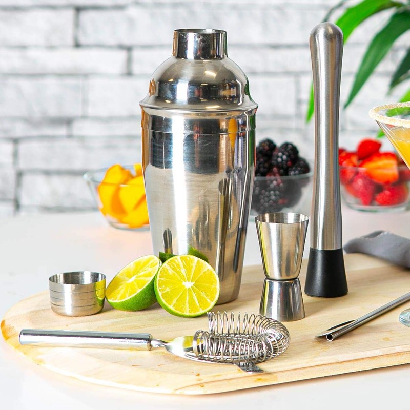 Rink Drink 5 Piece Manhattan Cocktail Shaker Set - with