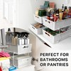 Simple Houseware 2 Tier Bathroom Organizer Tray Pull-Out Sliding Drawer,