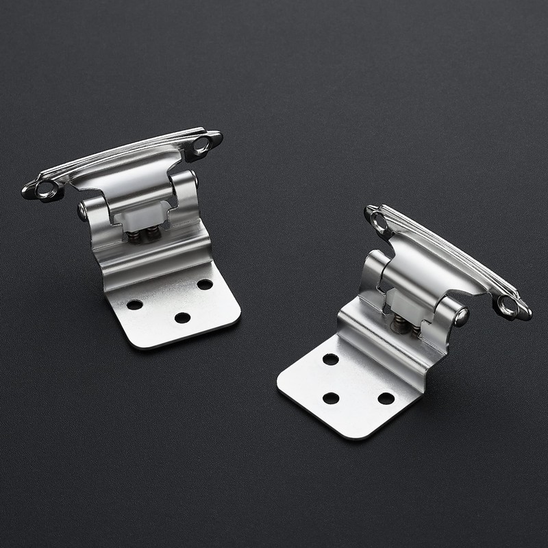 Ravinte 60 Packs (30 Pairs) 3/8 inch Inset Polished Chrome