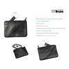 Leather Key Case 310, Soft touch cowhide leather black
