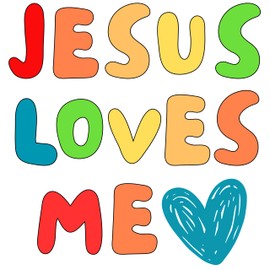 3 Nails 1 Cross Christian Onesie for Girls Christian Onesie for Boys - Jesus Loves Me - Easter Gift - Toddler Bodysuit - Faith Clothes (White, 6-9 Months)