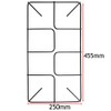 SPARES2GO Flat Gas Hob Pan Support Grid for Indesit Oven