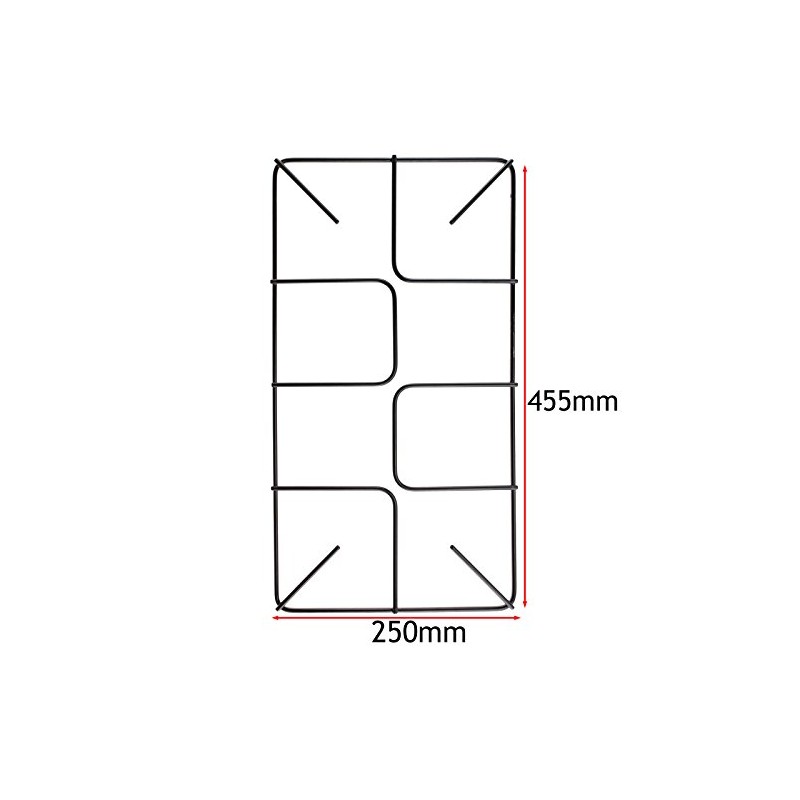 SPARES2GO Flat Gas Hob Pan Support Grid for Indesit Oven