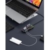ZIUMIER USB 3.0 Hub,7 Ports USB Expander with RGB LED