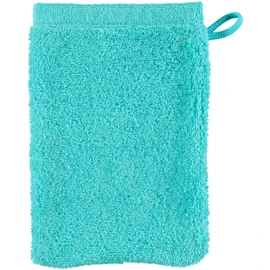 CAWÖ Home Handtücher Life Style Uni 7007 türkis - 430 Waschhandschuh 16x22 cm